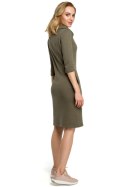 Sukienka Model MOE391 Khaki - Moe Moe Sukienka Model MOE391 Khaki - Moe Moe