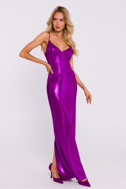 Sukienka Model MOE834 Purpura - Moe Moe Sukienka Model MOE834 Purpura - Moe Moe