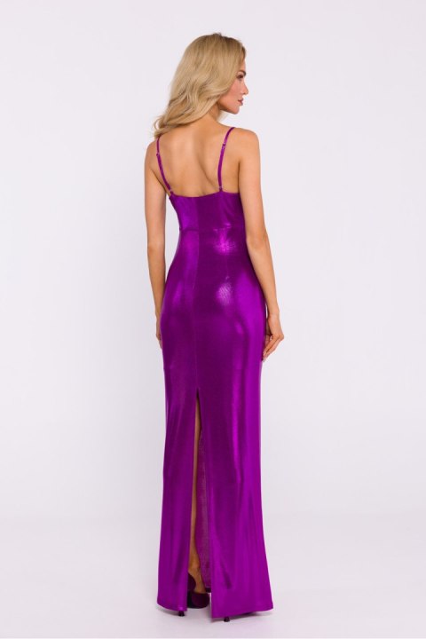 Sukienka Model MOE834 Purpura - Moe Moe Sukienka Model MOE834 Purpura - Moe Moe