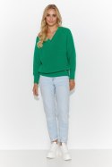Sweter Damski Model S140 Green - Makadamia Makadamia Sweter Damski Model S140 Green - Makadamia Makadamia