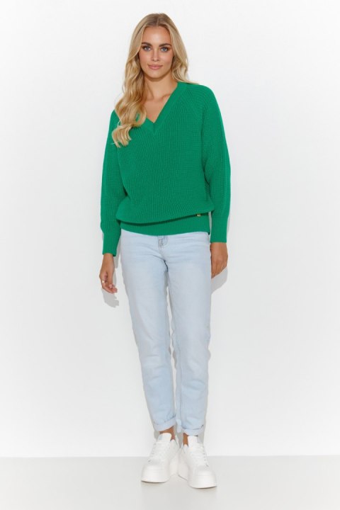 Sweter Damski Model S140 Green - Makadamia Makadamia Sweter Damski Model S140 Green - Makadamia Makadamia