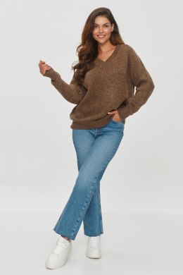 Sweter Damski Model S152 Brown - Makadamia Makadamia
