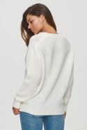Sweter Damski Model S152 Śmietanka - Makadamia Makadamia Sweter Damski Model S152 Śmietanka - Makadamia Makadamia