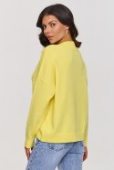Sweter Damski Model S158 Yellow - Makadamia Makadamia Sweter Damski Model S158 Yellow - Makadamia Makadamia