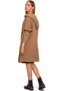 Sweter Kardigan Model MOE475 Camel - Moe Moe Sweter Kardigan Model MOE475 Camel - Moe Moe