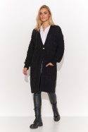 Sweter Kardigan Model S134 Black - Makadamia Makadamia Sweter Kardigan Model S134 Black - Makadamia Makadamia