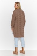 Sweter Kardigan Model S134 Cappuccino - Makadamia Makadamia Sweter Kardigan Model S134 Cappuccino - Makadamia Makadamia