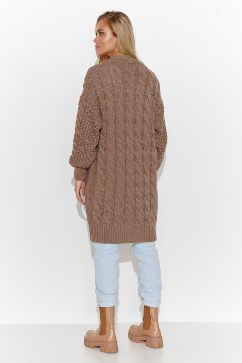 Sweter Kardigan Model S134 Cappuccino - Makadamia Makadamia Sweter Kardigan Model S134 Cappuccino - Makadamia Makadamia