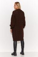 Sweter Kardigan Model S134 Czekolada - Makadamia Makadamia Sweter Kardigan Model S134 Czekolada - Makadamia Makadamia