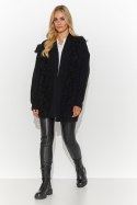 Sweter Kardigan Model S142 Black - Makadamia Makadamia Sweter Kardigan Model S142 Black - Makadamia Makadamia