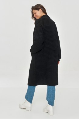 Sweter Kardigan Model S153 Black - Makadamia Makadamia