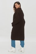 Sweter Kardigan Model S153 Czekolada - Makadamia Makadamia Sweter Kardigan Model S153 Czekolada - Makadamia Makadamia