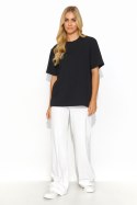 T-shirt Damski Model M826 Black - Makadamia Makadamia T-shirt Damski Model M826 Black - Makadamia Makadamia