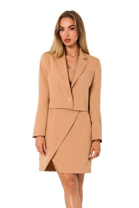 Żakiet Model MOE745 Carmel - Moe Moe Żakiet Model MOE745 Carmel - Moe Moe
