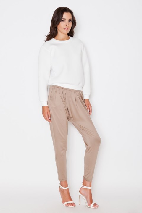 Bluza Damka Model K282 Ecru - Katrus Katrus Bluza Damka Model K282 Ecru - Katrus Katrus