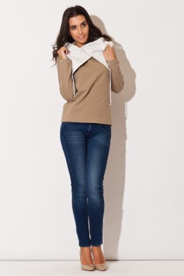 Bluza Damska Model K140 Beige - Katrus Katrus
