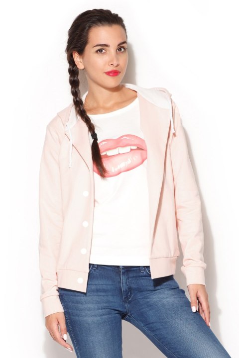 Bluza Damska Model K190 Pink - Katrus Katrus Bluza Damska Model K190 Pink - Katrus Katrus