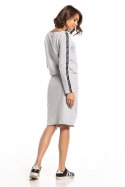Bluza Damska Model T328/2 Light Grey - Tessita Tessita Bluza Damska Model T328/2 Light Grey - Tessita Tessita