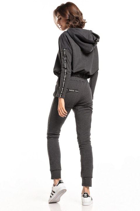 Bluza Damska Model T331/3 Dark Grey - Tessita Tessita Bluza Damska Model T331/3 Dark Grey - Tessita Tessita