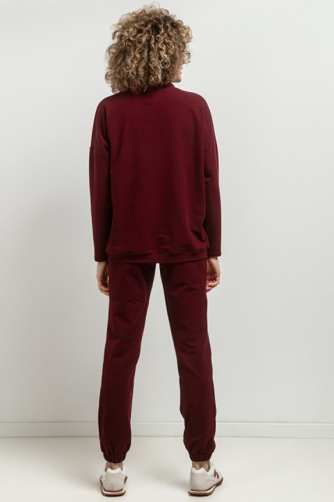 Bluza Damska Model T381/9 Bordo - Tessita Tessita Bluza Damska Model T381/9 Bordo - Tessita Tessita