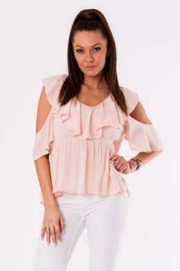 Bluzka Model 17999 Powder Pink - YourNewStyle YourNewStyle