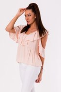 Bluzka Model 17999 Powder Pink - YourNewStyle YourNewStyle Bluzka Model 17999 Powder Pink - YourNewStyle YourNewStyle