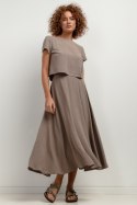 Bluzka Model T401 Mocca - Tessita Tessita Bluzka Model T401 Mocca - Tessita Tessita