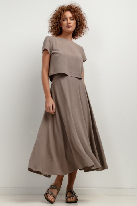 Bluzka Model T401 Mocca - Tessita Tessita Bluzka Model T401 Mocca - Tessita Tessita