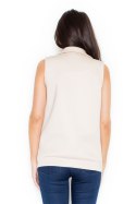 Kamizelka K319 Beige - Katrus Katrus Kamizelka K319 Beige - Katrus Katrus