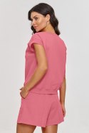 Spodnie Komplet Model M866 Baby Pink - Makadamia Makadamia Spodnie Komplet Model M866 Baby Pink - Makadamia Makadamia