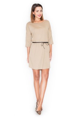 Sukienka Model K335 Beige - Katrus Katrus