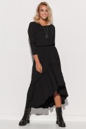 Sukienka Model M573 Black - Makadamia Makadamia Sukienka Model M573 Black - Makadamia Makadamia