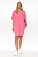 Sukienka Model M778 Baby Pink - Makadamia Makadamia Sukienka Model M778 Baby Pink - Makadamia Makadamia
