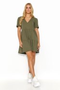 Sukienka Model M819 Khaki - Makadamia Makadamia Sukienka Model M819 Khaki - Makadamia Makadamia