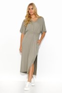 Sukienka Model M822 Taupe - Makadamia Makadamia Sukienka Model M822 Taupe - Makadamia Makadamia