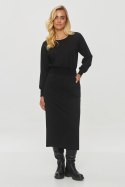 Sukienka Model M842 Black - Makadamia Makadamia Sukienka Model M842 Black - Makadamia Makadamia