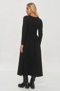 Sukienka Model M843 Black - Makadamia Makadamia Sukienka Model M843 Black - Makadamia Makadamia