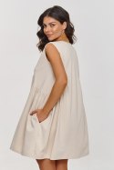 Sukienka Model M876 Light Beige - Makadamia Makadamia Sukienka Model M876 Light Beige - Makadamia Makadamia