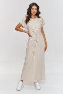 Sukienka Model M878 Light Beige - Makadamia Makadamia Sukienka Model M878 Light Beige - Makadamia Makadamia