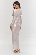 Sukienka Model M886 Light Beige - Makadamia Makadamia Sukienka Model M886 Light Beige - Makadamia Makadamia