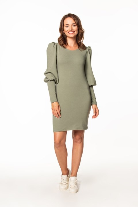 Sukienka Model T366/9 Khaki - Tessita Tessita Sukienka Model T366/9 Khaki - Tessita Tessita