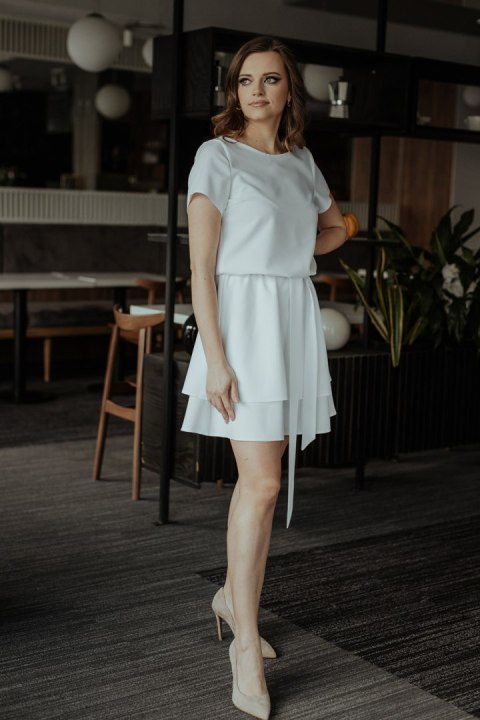 Sukienka Model T374/1 White - Tessita Tessita Sukienka Model T374/1 White - Tessita Tessita
