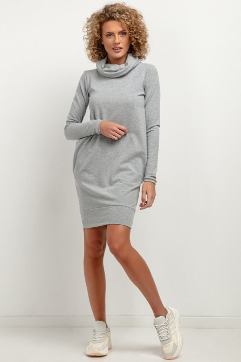Sukienka Model T376/2 Light Grey - Tessita Tessita Sukienka Model T376/2 Light Grey - Tessita Tessita