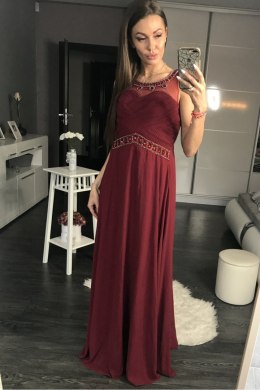 Sukienka Wieczorowa Model 17773 Oberżyna - YourNewStyle YourNewStyle
