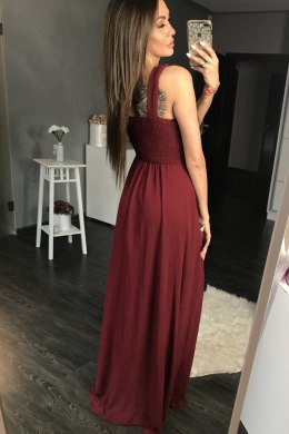 Sukienka Wieczorowa Model 17775 Oberżyna - YourNewStyle YourNewStyle