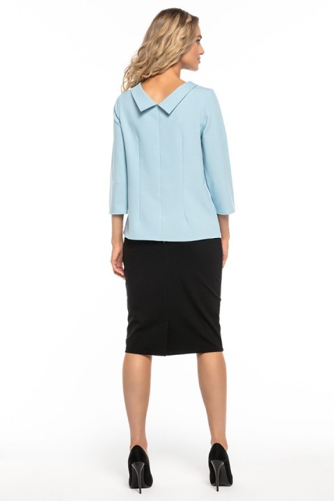 Bluzka Model T243/4 Light Blue - Tessita Tessita Bluzka Model T243/4 Light Blue - Tessita Tessita