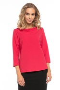 Bluzka Model T243/5 Red - Tessita Tessita Bluzka Model T243/5 Red - Tessita Tessita