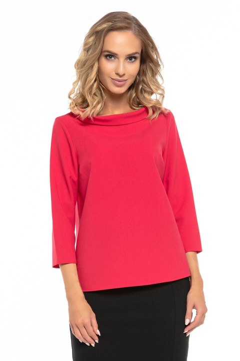 Bluzka Model T243/5 Red - Tessita Tessita Bluzka Model T243/5 Red - Tessita Tessita