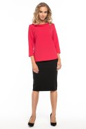 Bluzka Model T243/5 Red - Tessita Tessita Bluzka Model T243/5 Red - Tessita Tessita