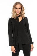 Bluzka Model T244/1 Black - Tessita Tessita Bluzka Model T244/1 Black - Tessita Tessita